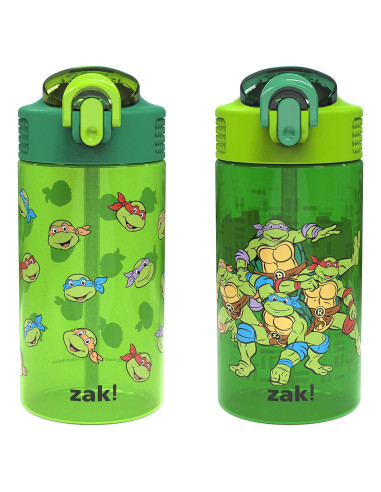 Botella de Agua Zak Designs Tortugas Ninja 2 Piezas 500 ml