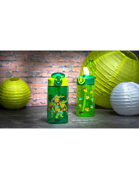 Botella de Agua Zak Designs Tortugas Ninja 2 Piezas 500 ml Botella de Agua Zak Designs Tortugas Ninja 2 Piezas 500 ml