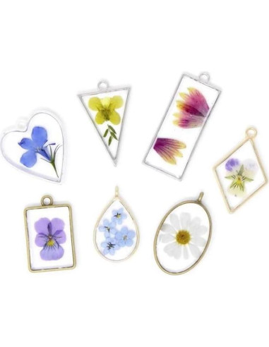 50 Piezas Marco Bezel Abierto Rectangular Plateado Adabele