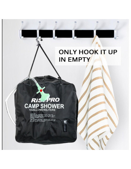 Bolsa de Ducha Solar RISEPRO 40L Calentamiento Camping Bolsa de Ducha Solar RISEPRO 40L Calentamiento Camping