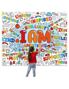 Póster Gigante de Colorear InIsaJace 177.8x78.74 cm Positivo