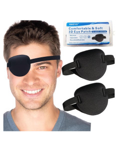 Parche para Ojos RIKEYO 3D Ajustable para Ojo Perezoso
