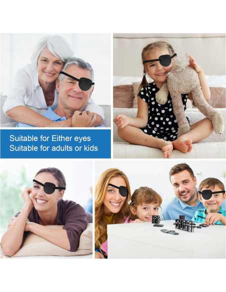 Parche para Ojos RIKEYO 3D Ajustable para Ojo Perezoso Parche para Ojos RIKEYO 3D Ajustable para Ojo Perezoso
