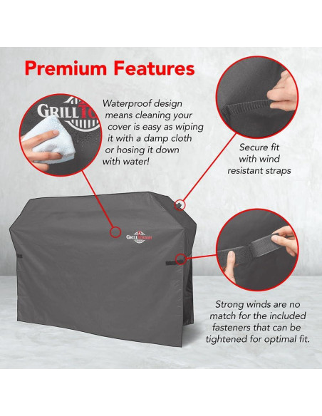 Funda para Parrilla GrillTough 132 cm Impermeable UV Funda para Parrilla GrillTough 132 cm Impermeable UV