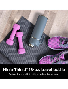 Botella de Agua Ninja DW2401BL 710ml Aislada Azul 2