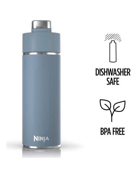 Botella de Agua Ninja DW2401BL 710ml Aislada Azul Botella de Agua Ninja DW2401BL 710ml Aislada Azul