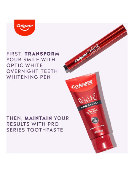 Bolígrafo Blanqueador Colgate Optic White Pack de 2 Bolígrafo Blanqueador Colgate Optic White Pack de 2