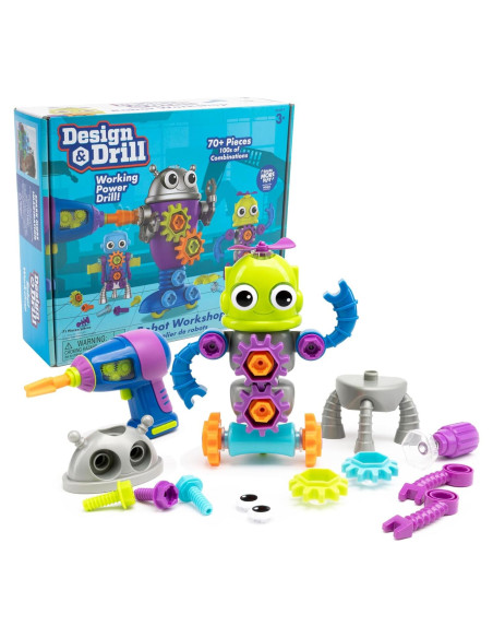 Taller de Robot Diseño Educational Insights - Set STEM 70 Piezas Taller de Robot Diseño Educational Insights - Set STEM 70 Piezas