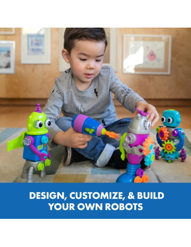 Taller de Robot Diseño Educational Insights - Set STEM 70 Piezas