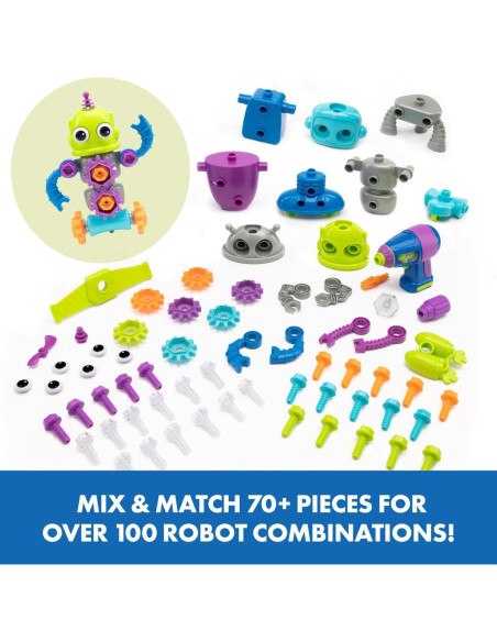 Taller de Robot Diseño Educational Insights - Set STEM 70 Piezas Taller de Robot Diseño Educational Insights - Set STEM 70 Piezas