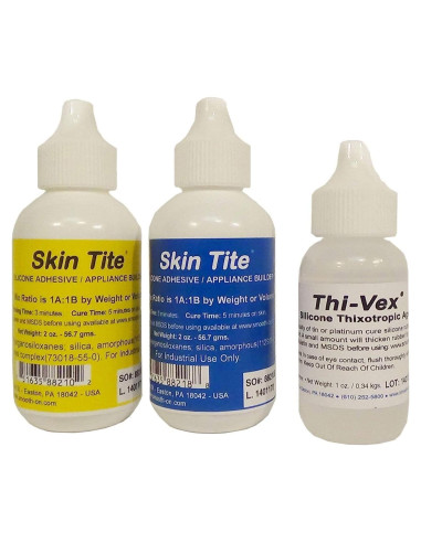 Kit Smooth-On Skin Tite 113 g y Thivex 28 g - Silicona Efectos