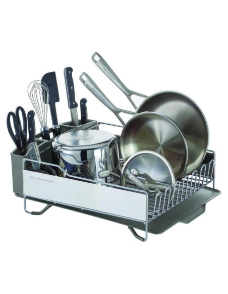 Escurridor de Platos KitchenAid Tamaño Completo Gris Claro Escurridor de Platos KitchenAid Tamaño Completo Gris Claro