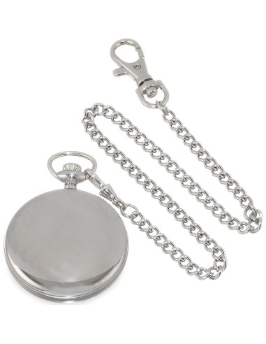Reloj de Bolsillo Mecánico Charles-Hubert 3756-WA Acero Inoxidable