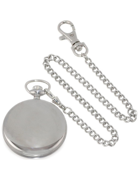 Reloj de Bolsillo Mecánico Charles-Hubert 3756-WA Acero Inoxidable Reloj de Bolsillo Mecánico Charles-Hubert 3756-WA Acero Inoxidable