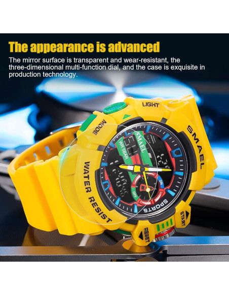 Reloj Deportivo Militar GOSASA 50M Impermeable Doble Pantalla Reloj Deportivo Militar GOSASA 50M Impermeable Doble Pantalla