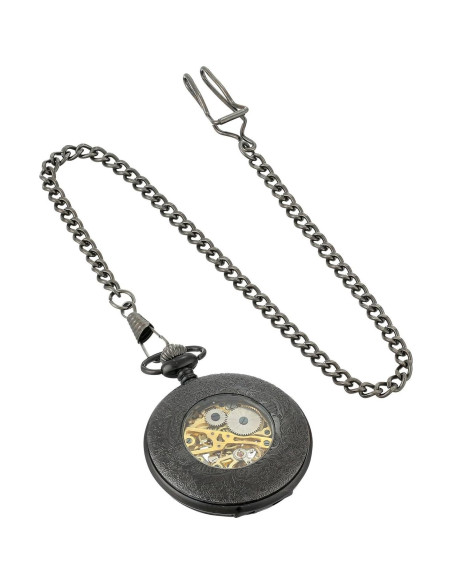 Reloj de bolsillo ShoppeWatch vintage mecánico con cadena Reloj de bolsillo ShoppeWatch vintage mecánico con cadena