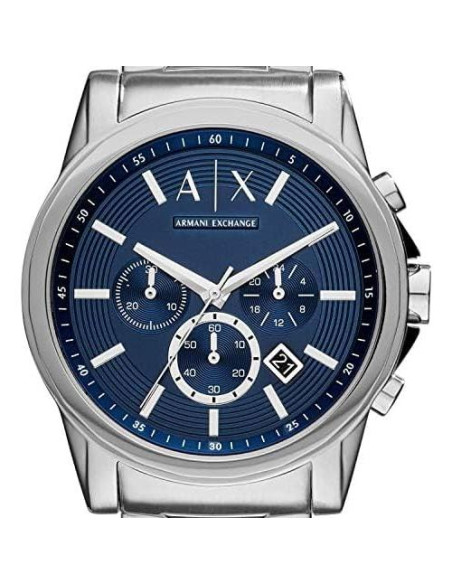 Reloj Cronógrafo AX Armani Exchange Hombre Acero 45mm Azul Reloj Cronógrafo AX Armani Exchange Hombre Acero 45mm Azul