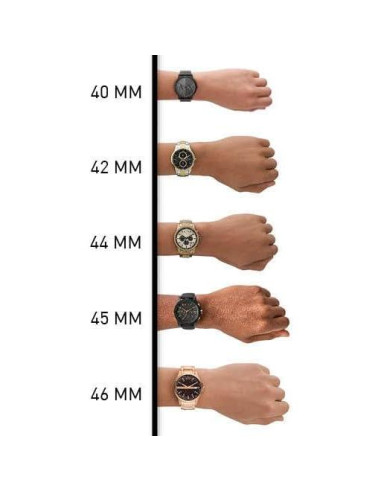 Reloj Cronógrafo AX Armani Exchange Hombre Acero 45mm Azul