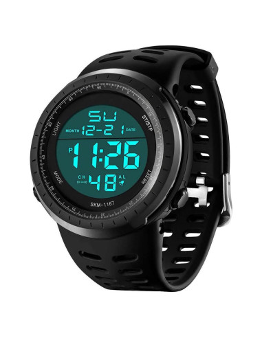 Reloj Digital LYMFHCH Hombre Militar LED Impermeable 50M