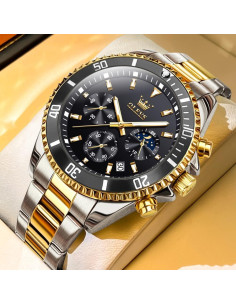Reloj OLEVS Analógico Acero Inoxidable Clásico Hombre 2
