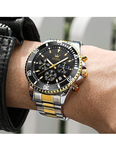 Reloj OLEVS Analógico Acero Inoxidable Clásico Hombre