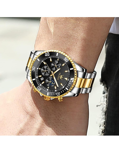 Reloj OLEVS Analógico Acero Inoxidable Clásico Hombre