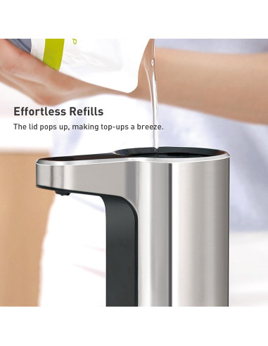 Dispensador Automático de Jabón EKO 266 ml Acero Inoxidable