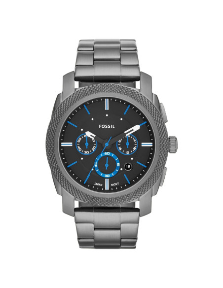 Reloj Cronógrafo de Cuarzo Fossil Machine 45mm Acero Inoxidable Reloj Cronógrafo de Cuarzo Fossil Machine 45mm Acero Inoxidable