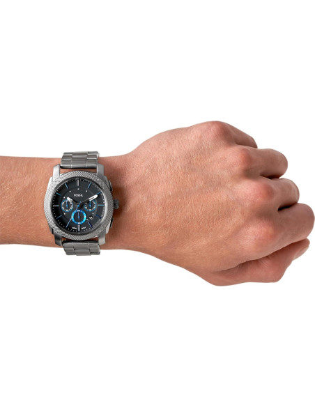 Reloj Cronógrafo de Cuarzo Fossil Machine 45mm Acero Inoxidable Reloj Cronógrafo de Cuarzo Fossil Machine 45mm Acero Inoxidable