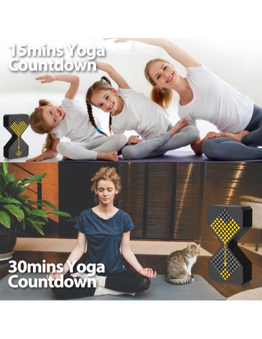 Temporizador Electrónico LED YEARBEIHAO 1-30 Minutos Negro