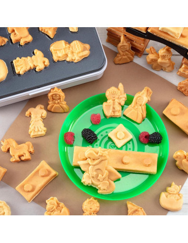 Hacedor de Waffles Waffle Wow! Castillo Fantástico 1200W