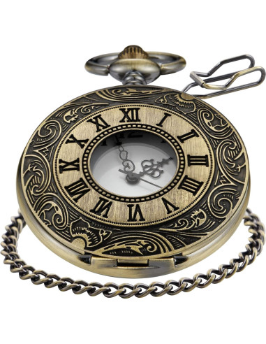 Reloj de bolsillo de cuarzo SwitchMe con esfera árabe
