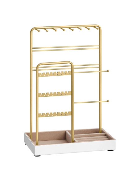 Soporte de Joyería SONGMICS Oro Pálido con Terciopelo 30.8 cm Soporte de Joyería SONGMICS Oro Pálido con Terciopelo 30.8 cm