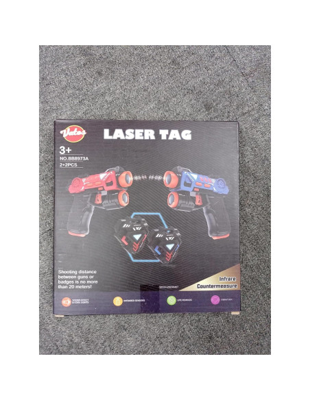 Conjunto de Laser Tag VATOS 2 Jugadores Infrarrojo 419g Conjunto de Laser Tag VATOS 2 Jugadores Infrarrojo 419g