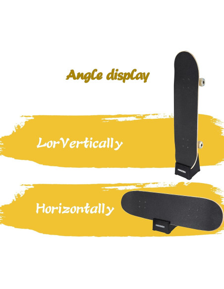 Soporte para Patineta Hikeen 1 Ranura Negro - Almacenamiento y Exhibición Soporte para Patineta Hikeen 1 Ranura Negro - Almacenamiento y Exhibición