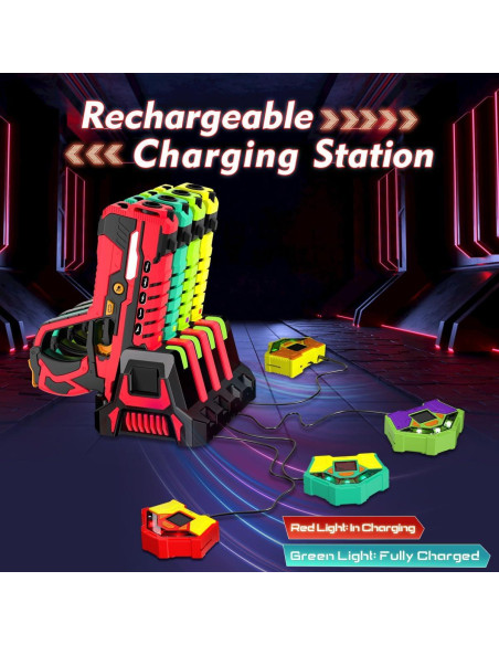 Conjunto de Laser Tag Recargable VATOS para 4 Jugadores Conjunto de Laser Tag Recargable VATOS para 4 Jugadores