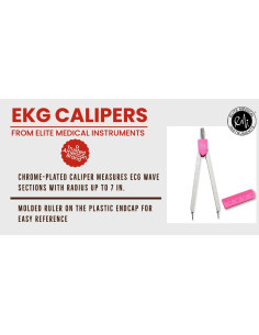 Calibrador EKG EMI Basix Rosa EKG-101-HP 17.78 cm 2