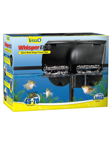 Filtro Tetra Whisper EX 70 para acuarios 170 a 265 L, silencioso