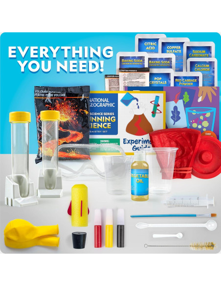Kit de Química National Geographic - Más de 100 Experimentos Kit de Química National Geographic - Más de 100 Experimentos