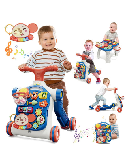 Andador QDRAGON 5 en 1 para Bebés 12+ Meses Azul Marino Andador QDRAGON 5 en 1 para Bebés 12+ Meses Azul Marino