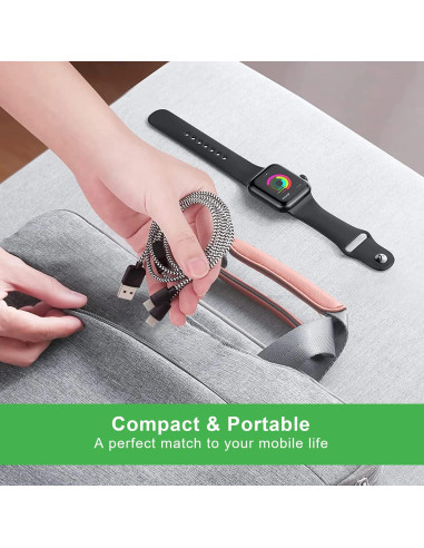 Cable de Carga Múltiple 4 en 1 Firenew para iPhone/iWatch