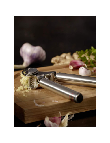 Prensa de Ajo y Jengibre Rsle 12895 Acero Inoxidable 20 cm