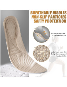 Plantillas Anti-Olor esumfo para Hombres 29.3 cm - Amortiguación y Soporte 2
