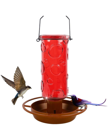 Bebedero para Aves Silvestres Juegoal 0.83L Colgante Rojo Bebedero para Aves Silvestres Juegoal 0.83L Colgante Rojo