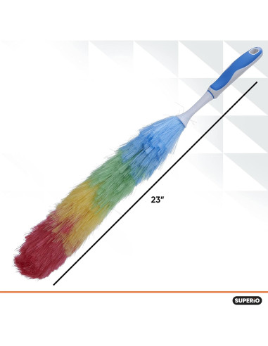 Plumero de Mano Superio Microfibra Reutilizable 54.6cm