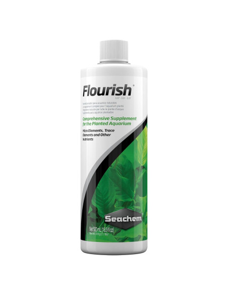Suplemento para Plantas Acuáticas Seachem Flourish 500 ml Suplemento para Plantas Acuáticas Seachem Flourish 500 ml