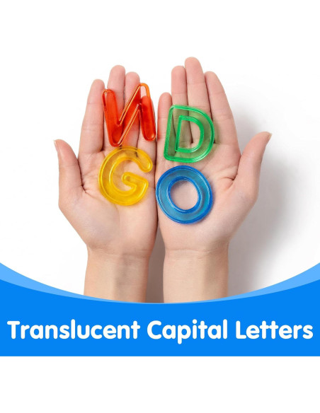 52 Letras Mayúsculas Translúcidas Odoorgames para Mesa de Luz 52 Letras Mayúsculas Translúcidas Odoorgames para Mesa de Luz