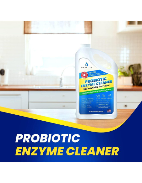 Limpiador Enzimático Probiotico Bastion 128 Oz Pack 4 Limpiador Enzimático Probiotico Bastion 128 Oz Pack 4