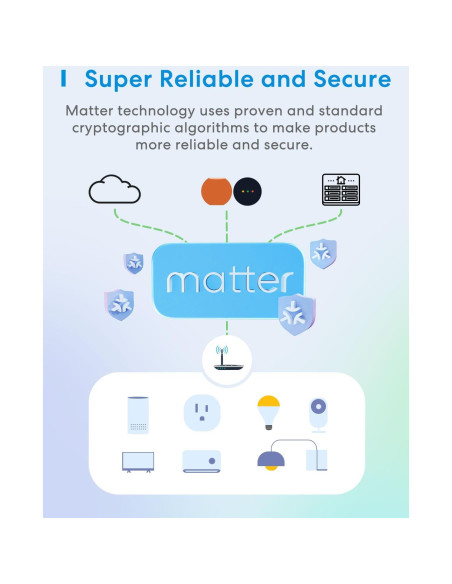 Enchufe Inteligente Meross Matter - Paquete de 2, Control por App y Voz Enchufe Inteligente Meross Matter - Paquete de 2, Control por App y Voz