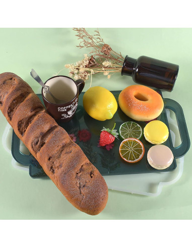 Bandeja Molde de Silicona Rectangular Qinlunuho 22x20 cm